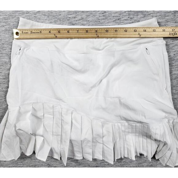 Tennis Skirt Skort With Pockets Pleated Golf High Waisted Womens Size Large 12 - Picture 6 of 11